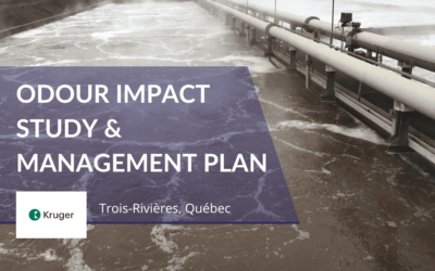 Odour Impact Study & Management Plan at Kruger Trois-Rivières – Quebec